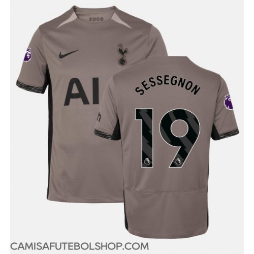 Camisa de time de futebol Tottenham Hotspur Ryan Sessegnon #19 Replicas 3º Equipamento 2023-24 Manga Curta